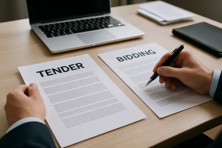 Wat is een tender en hoe verschilt het van een aanbesteding?